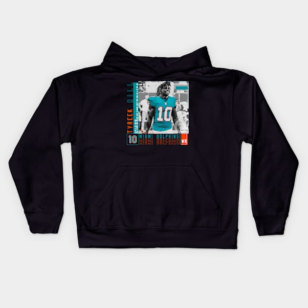 Tyreek Hill Paper Kids Hoodie by binchudala